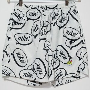 Nike Shorts Mens Medium  Airmoji Woven Training Activewear Minor Flaws